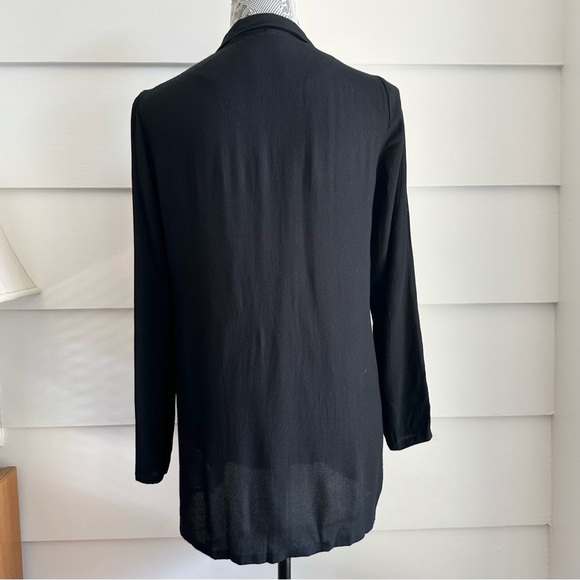 Reformation Relaxed Black Blazer Rayon Blend size 0 - Picture 5 of 9